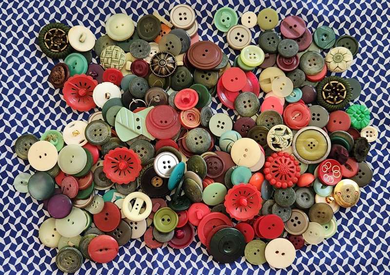 Buttons Assorted colorful buttons for clothing or arts and craft projects