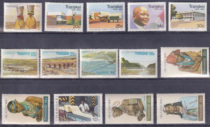 Stamp Mix Card Transkei
