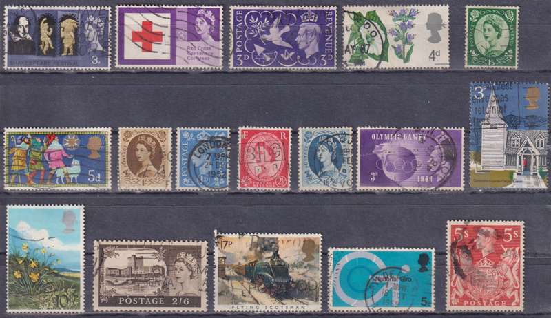 Stamps GB Mix Card