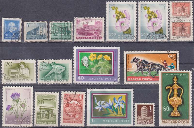 Stamp Magyar Post Mix Card