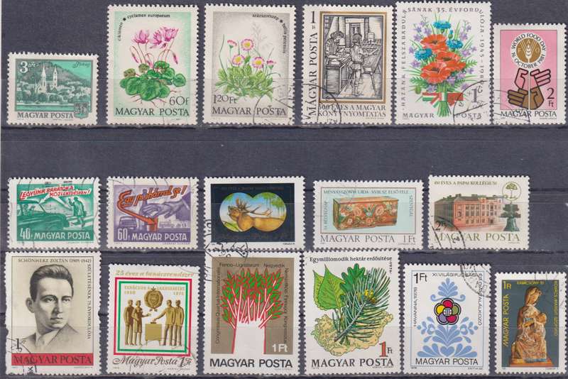 Stamp Magyar Post Mix Card