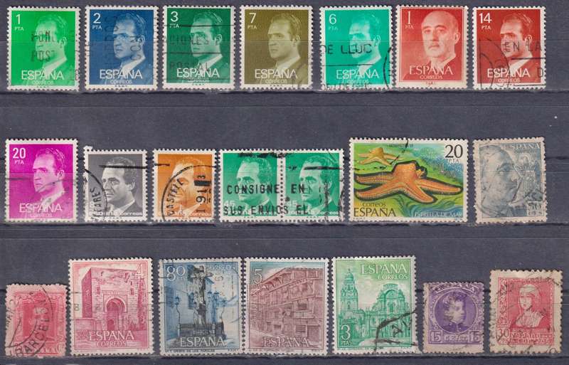 Stamp Spain Mix Card