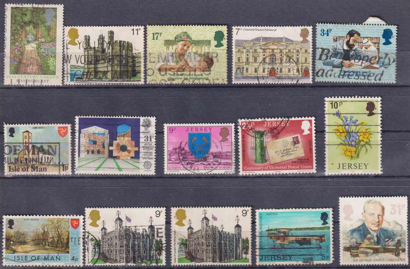 Stamps Mix World Card