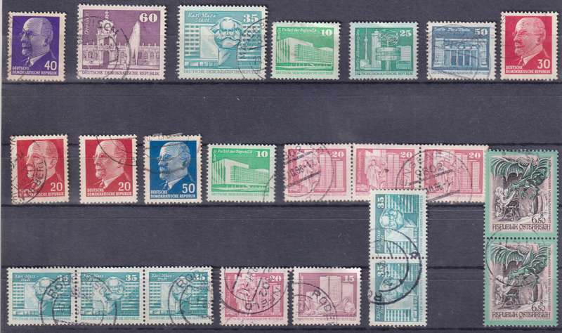 Stamps Mix World Card