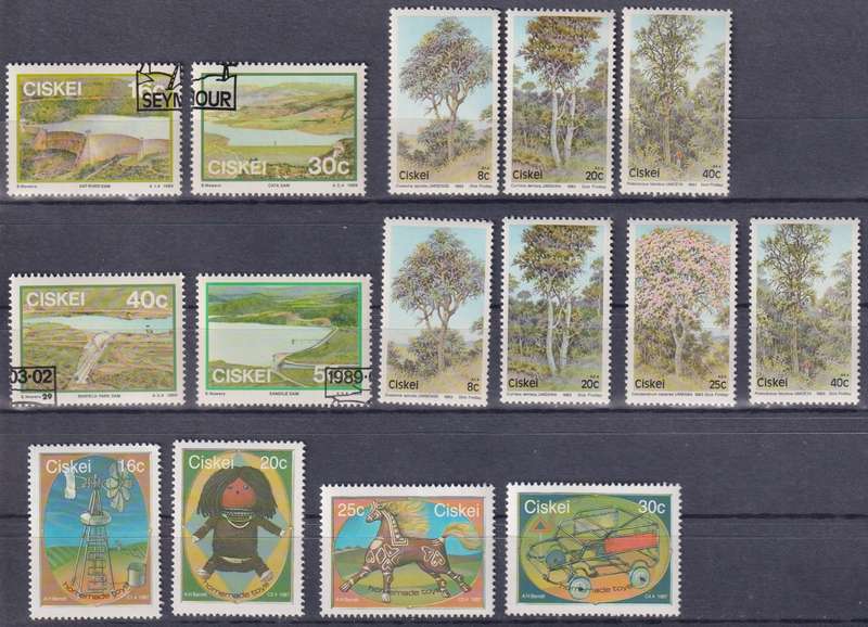 Stamps Ciskei Mix Card