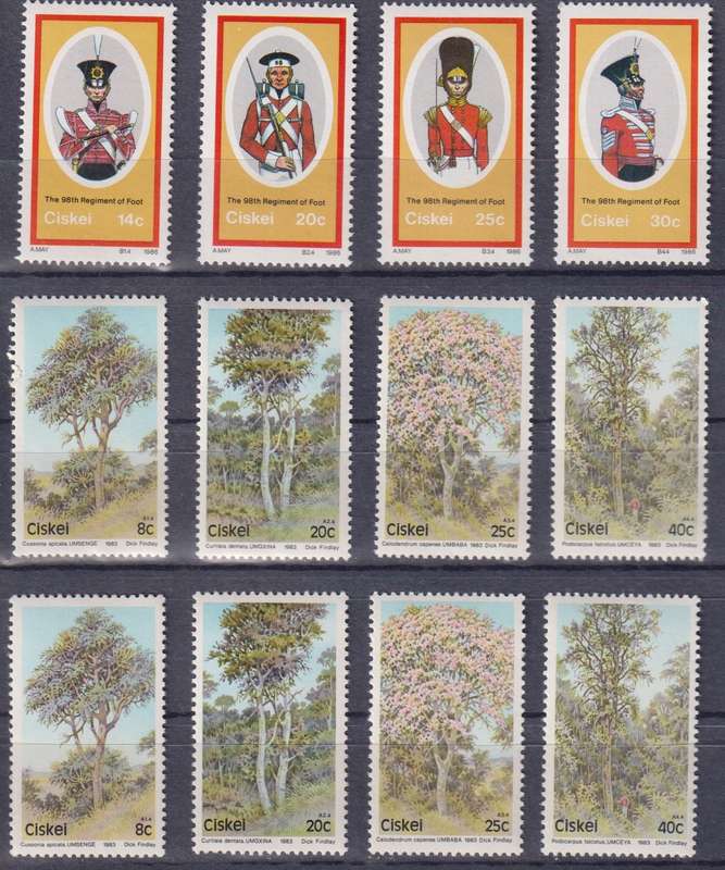 Stamps Ciskei Mix Card
