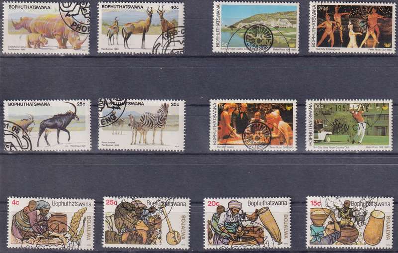 Stamps Bophuthatswana Mix Card