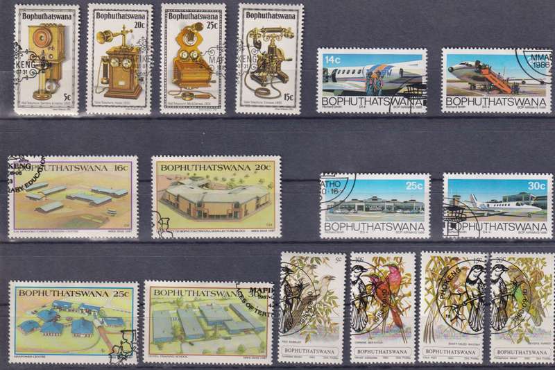 Stamps Bophuthatswana Mix Card