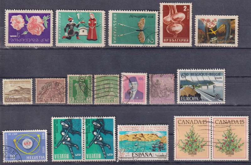 Stamps Mix World Card