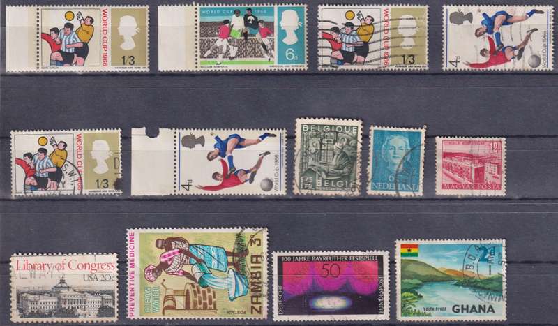 Stamps Mix World Card