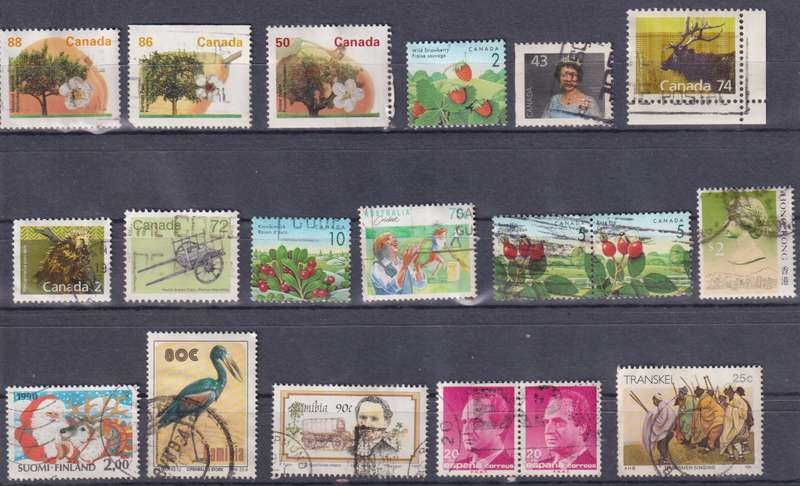 Stamps Mix World Card