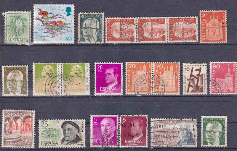 Stamps Mix World Card