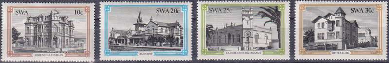 Stamps SWA 1984 Historic Buildings of Swakopmund