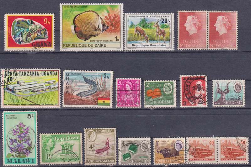 Stamps Mix World Card