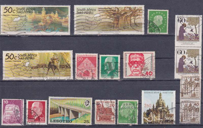 Stamps Mix World Card