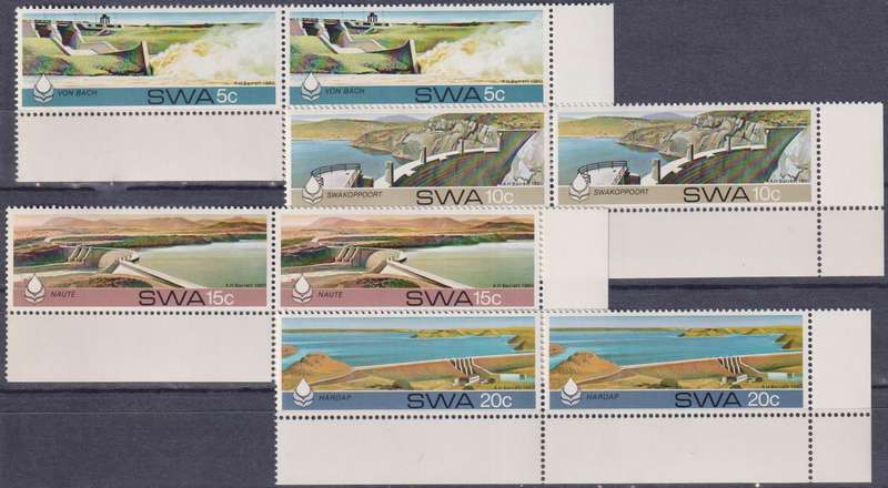Stamps SWA 1980 Dams