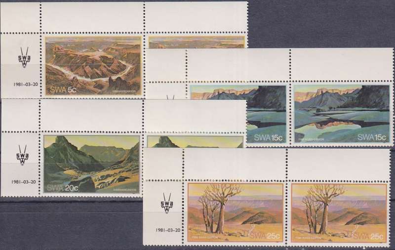 Stamps SWA 1981 Tourism - Fish River Canyon