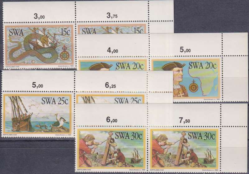 Stamps SWA 1982 Bartholomeo Diaz