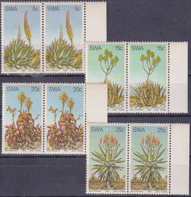 Stamps SWA 1981 Aloes