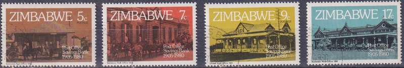 Stamps Zimbabwe 1980 The 75th Anniversary of Post Office Savings Bank