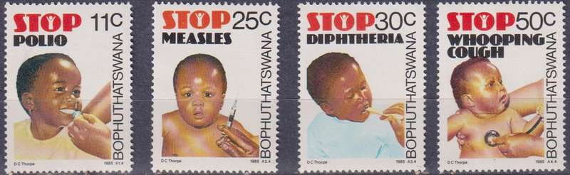 Stamps Bophuthatswana 1985 Health