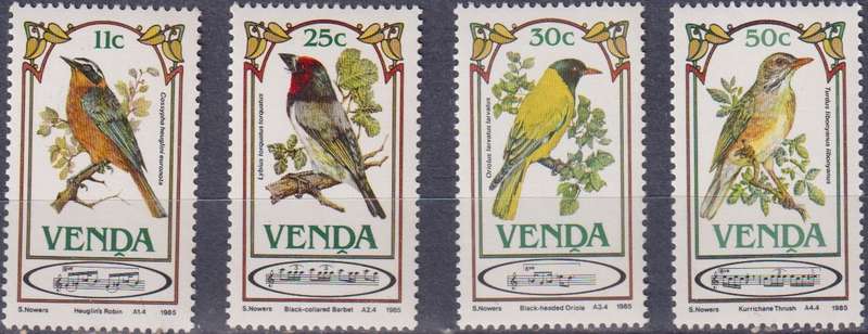 Stamps 1985 Songbirds
