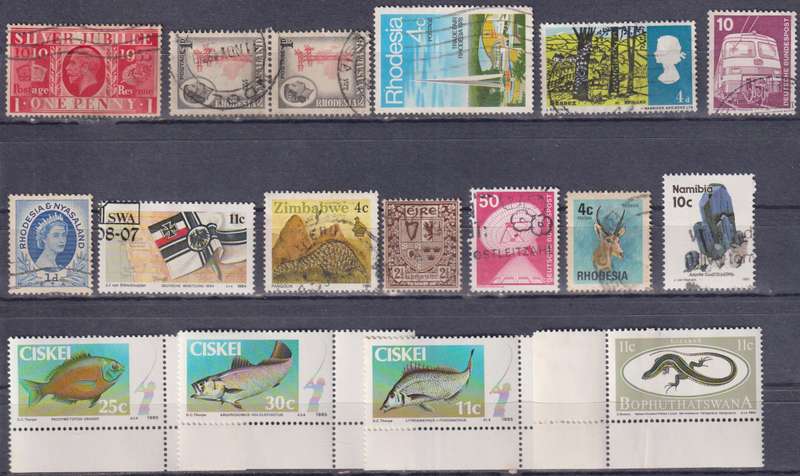 Stamps Mix World Card