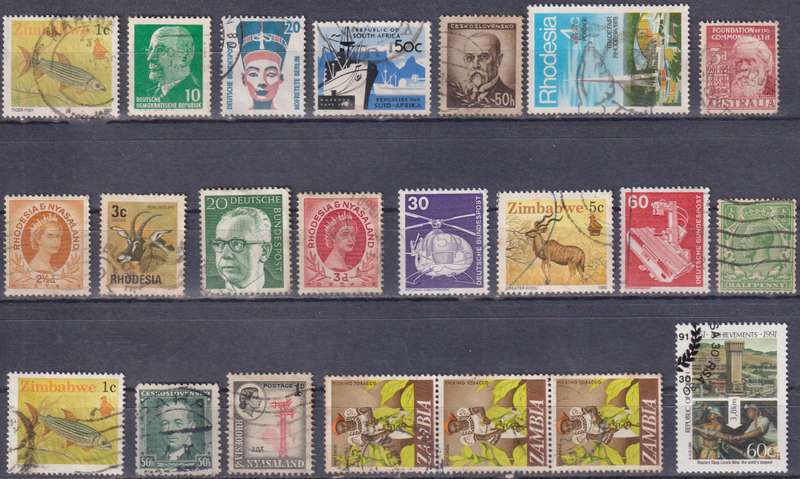 Stamps Mix World Card