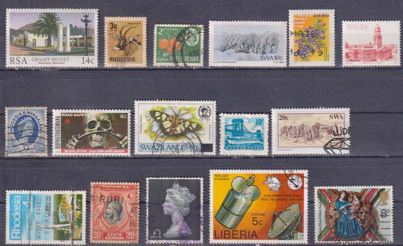 Stamps Mix World Card