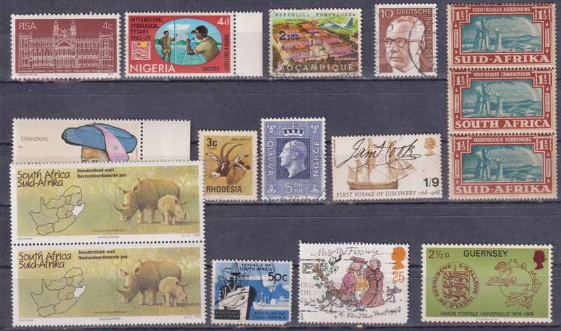 Stamps Mix World Card