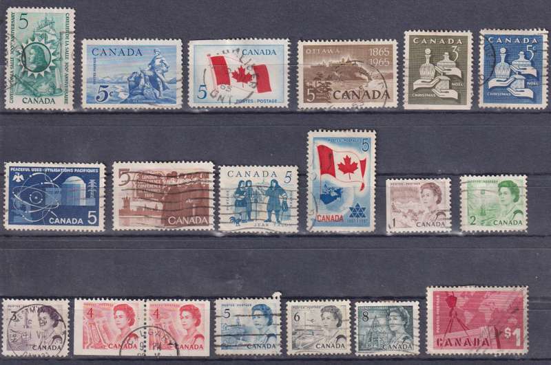 Stamps Canada Mix Card