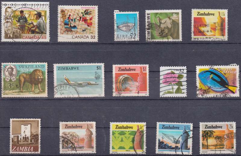 Stamps Mix World Card