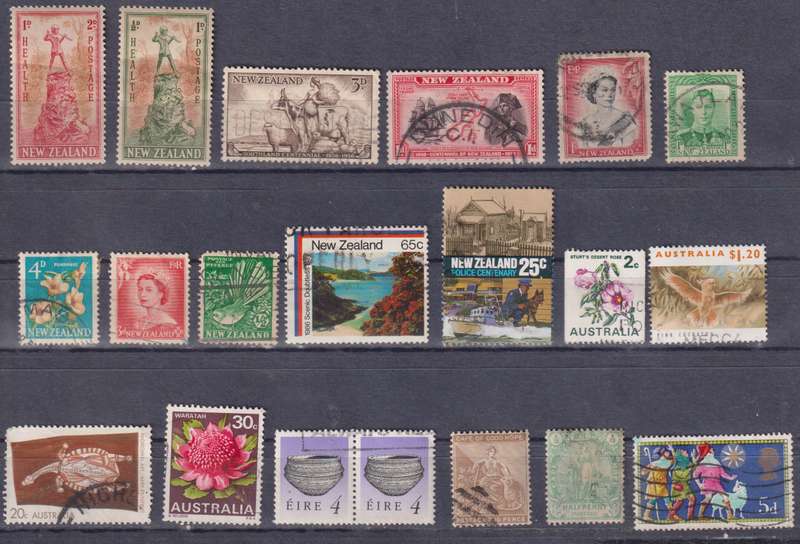 Stamps Mix World Card