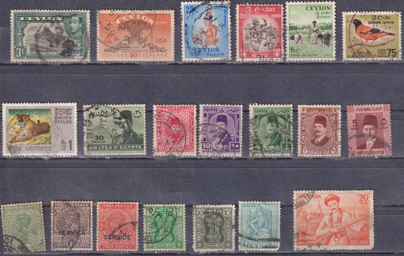 Stamps Mix World Card
