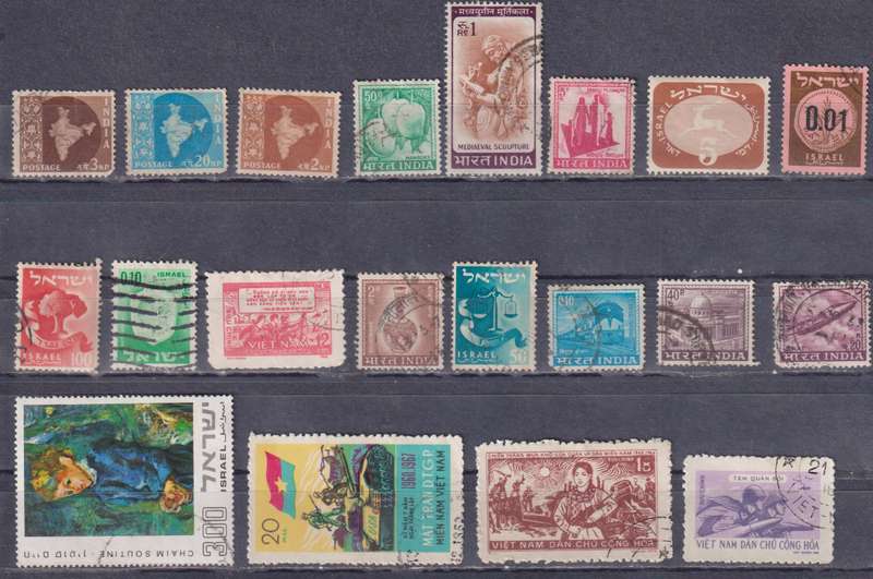 Stamps Mix World Card