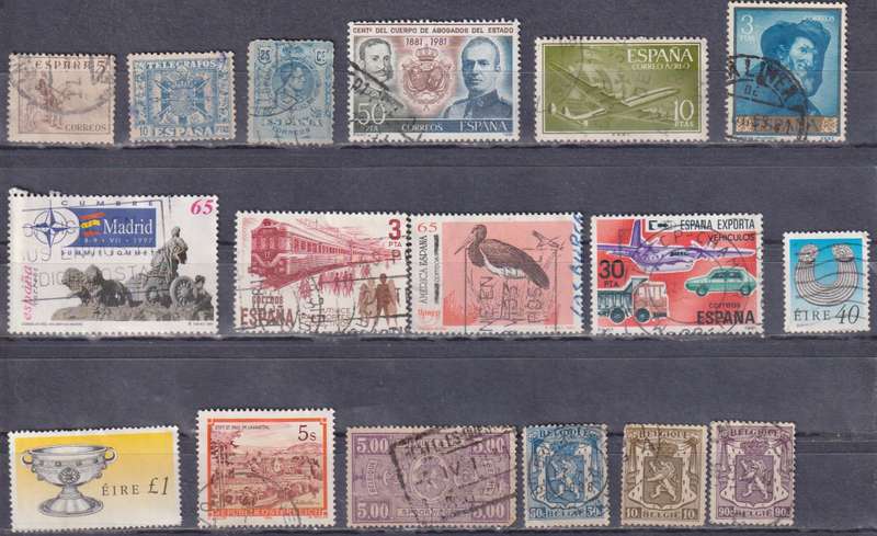 Stamps Mix World Card