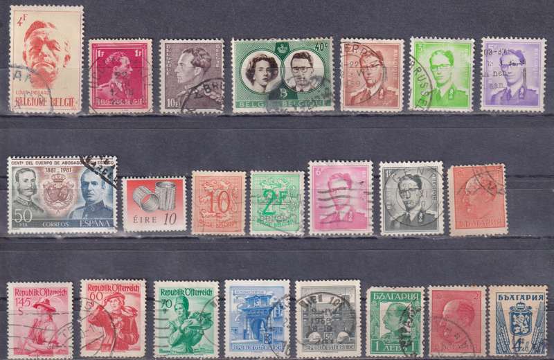 Stamps Mix World Card