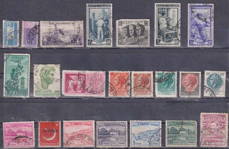Stamps Mix World Card