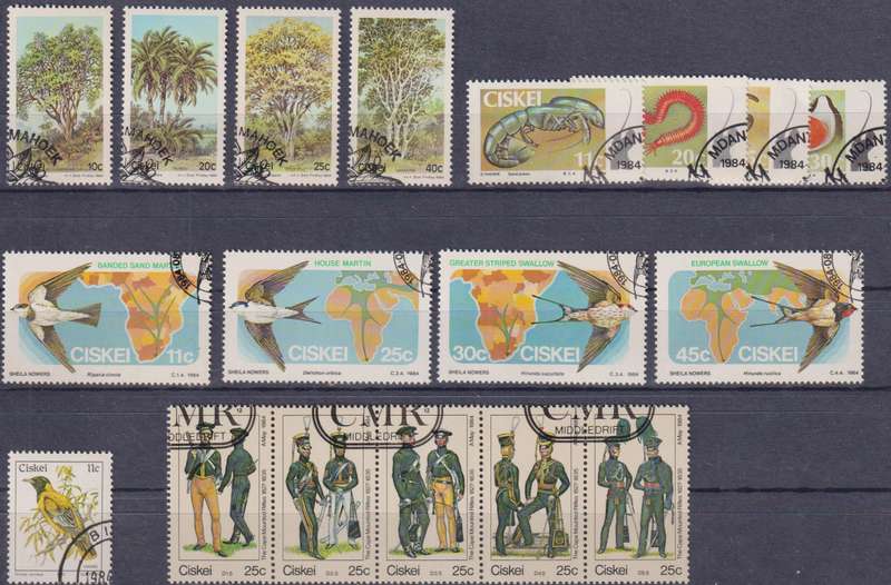 Stamps Ciskei Mix Card