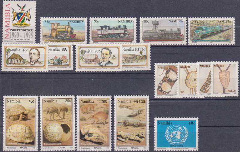 Stamps Namibia Mix Card