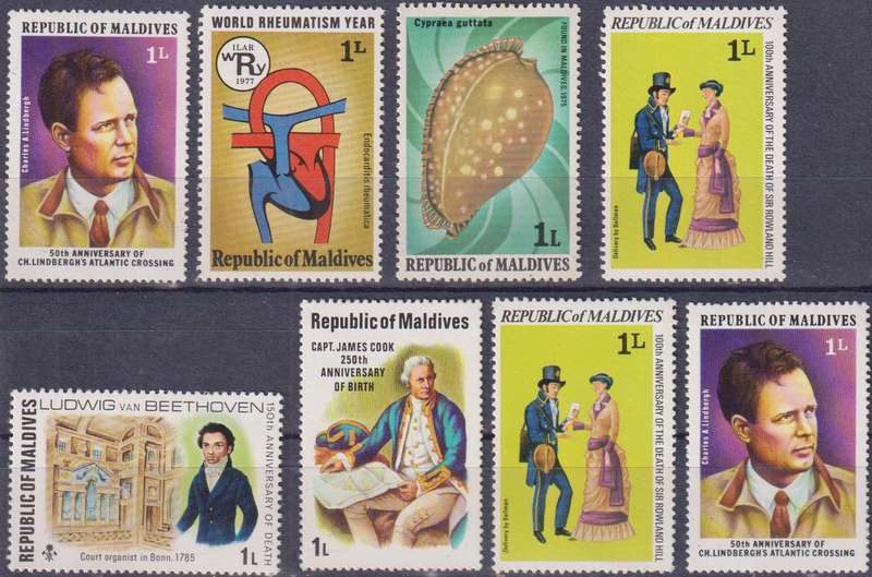 Stamps Mix World Card