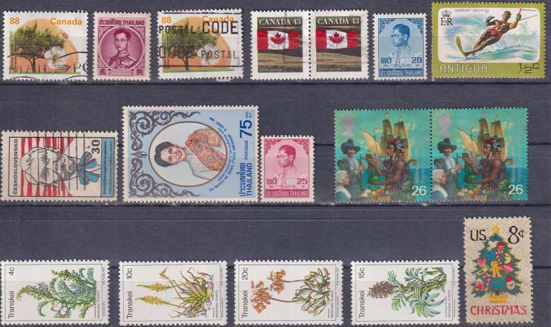 Stamps Mix World Card