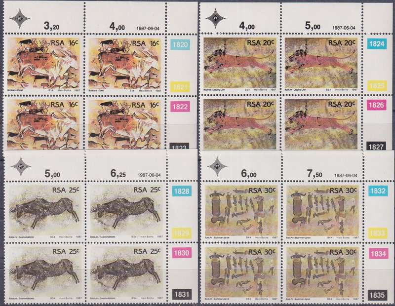 Stamps 1987 Rock Paintings
