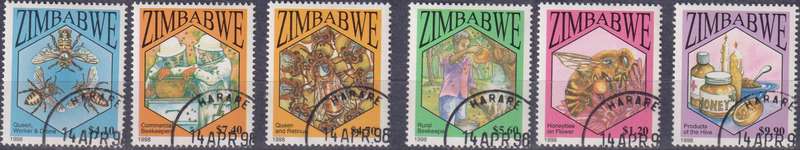 Stamps SWA 1998 Bee and Bee-keeping