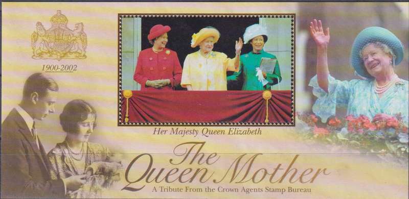 Stamps 1900 - 2002 Her majesty Queen Elizabeth the Queen Mother a Tribute From the Crown Agents Stam