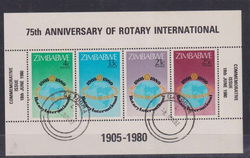 Stamps 1980 The 75th Anniversary of Rotary International