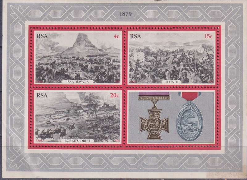 Stamps 1979 The 100th Anniversary of the Zulu War