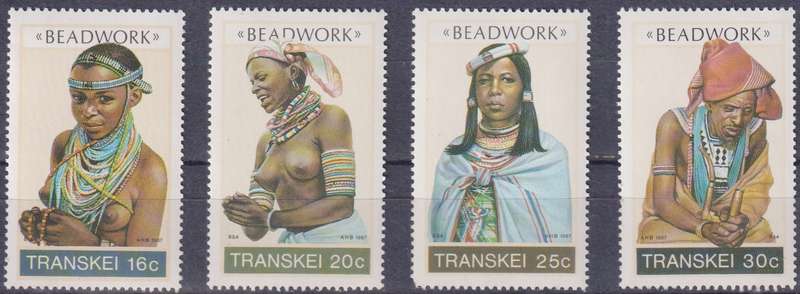 Stamps 1987 Transkei Beadwork
