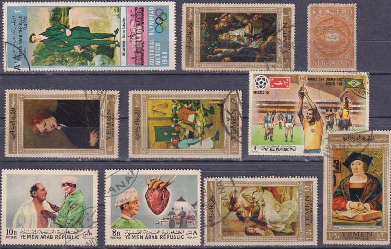 Stamps Mix World Card