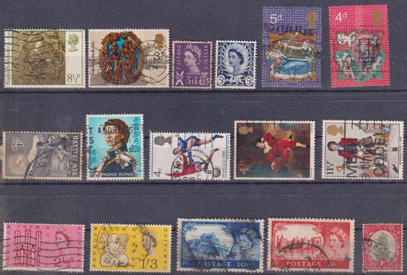 Stamps Mix World Card